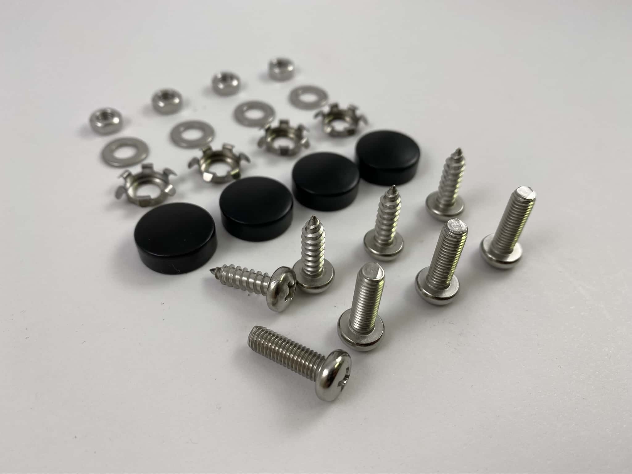Screw Covers Metal Black